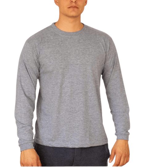 Camibuso manga larga T-shirt cuello redondo